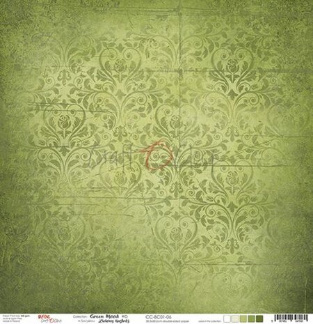 Craft OClock Double-sided paper 12&quot;*12&quot; Basic 01 - Green Mood - 06