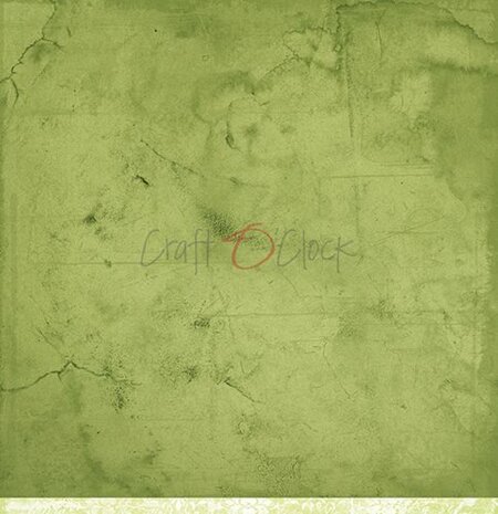 Craft OClock Double-sided paper 12&quot;*12&quot; Basic 01 - Green Mood - 01