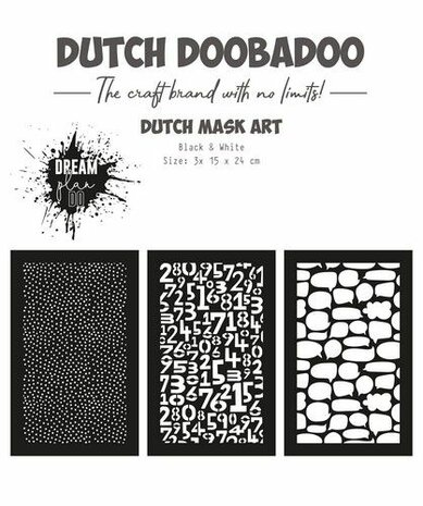 Dutch Doobadoo Planner set stencils 3 pcs 470.784.225 