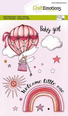 CraftEmotions clearstamps A6 - Babygirl (ENG) 