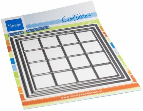 Marianne Design Creatable Pixels Vierkant CR1650 105x105mm, squares 22x22mm