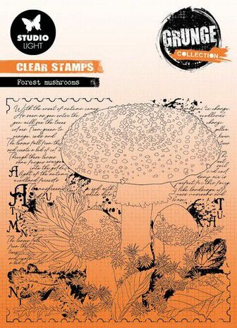 Studio Light Clear Stamp Grunge collection nr.453 SL-GR-STAMP453 122x122mm