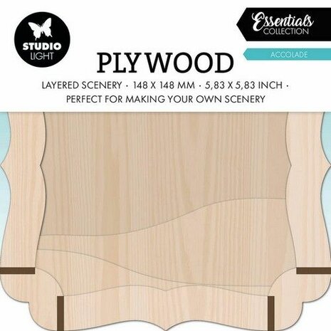 Studio Light Plywood Accolade Essentials nr.04 SL-ES-PW04 148x148mm