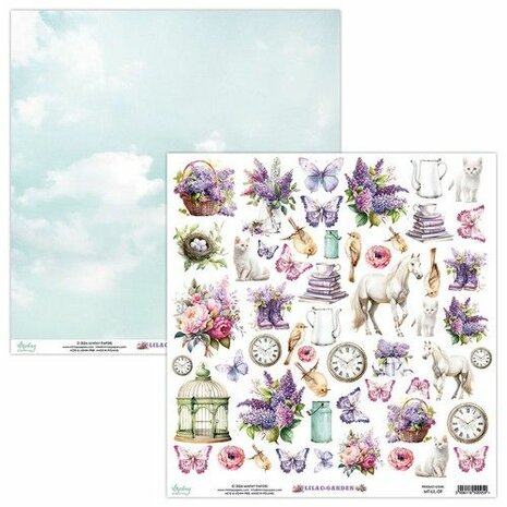 Mintay 30.5x30.5 cm Elements Paper - Lilac Garden MT-LIL-09 