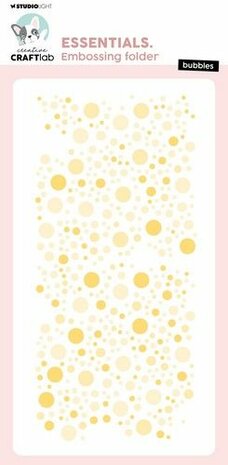 Studio Light Embossing folder Bubbles Essentials nr.20 CCL-ES-EMB20 197x92mm