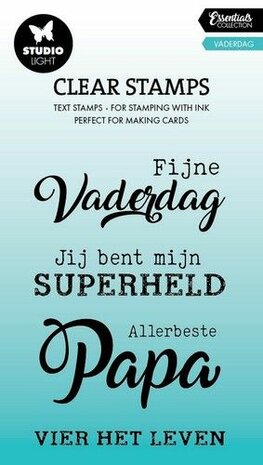 Studio Light Clear Stamp Vaderdag Essentials nr.668 SL-ES-STAMP668 62x93mm