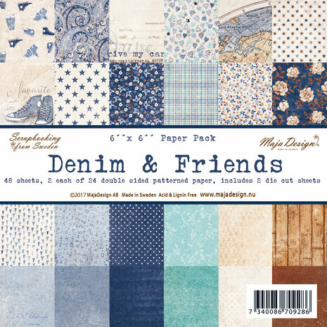 Maja Design Paperpack Denim &amp; Friends