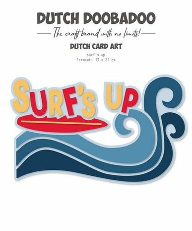 Dutch Doobadoo Card Art Surfs Up A5 (EN) 470.784.310 13x21cm