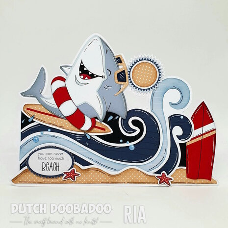 Dutch Doobadoo Card Art Surfs Up A5 (EN) 470.784.310 13x21cm