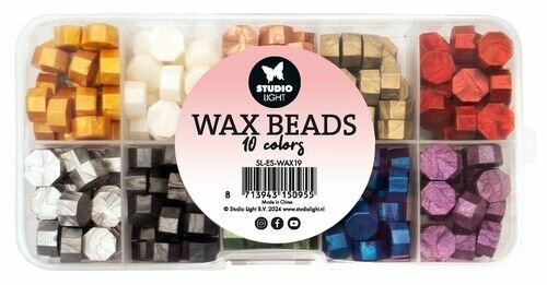Studio Light Wax Beads Metallic colors Essentials Tools nr.19 SL-ES-WAX19 127x65mm