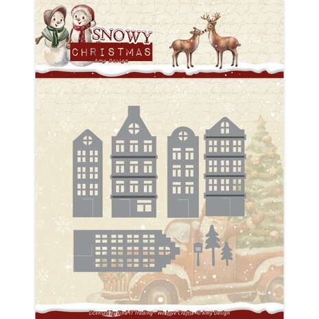 Dies - Amy Design Snowy Christmas - Christmas Houses