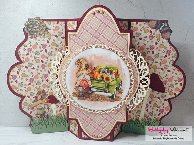 Marianne Design Decoupage Gnomes - Pompoenen VK9603 A4