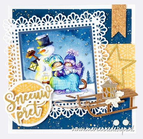 Marianne Design Paperpad Winter Hygge PK9184 A4