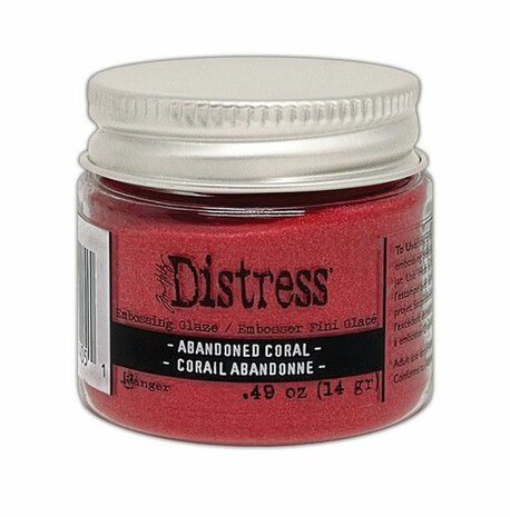 Ranger Distress Embossing Glaze - Abandoned Coral TDE84051 Tim Holtz