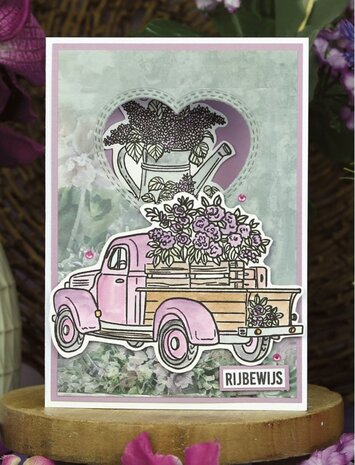 Clear Stamps - Berries Beauties - Lovely Lilacs - Pick-Up Truck