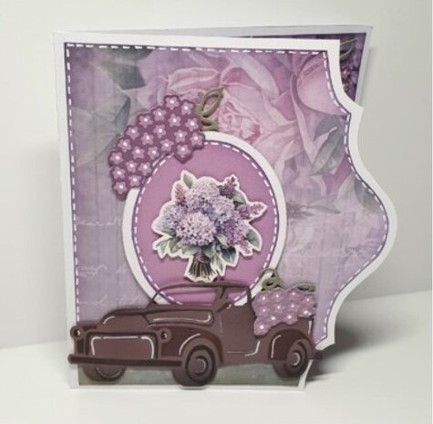 Stencil - Card Deco Essentials - Lovely Lilacs 2