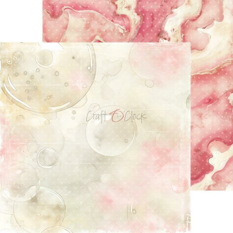 Craft O Clock Set of Mix Papers 20x20 cm Girl &amp; Curl CC-C65-GC-09