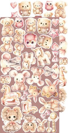 Craft O Clock Extras Set 15x30 cm Baby Girl CC-C65-GC-12