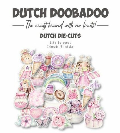 Dutch Doobadoo Life is Sweet 1 die-cuts 31st 474.007.038