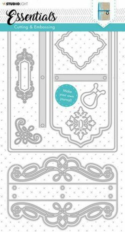 Studio Light Embossing Die Cut Stencil Journal Essentials nr.343