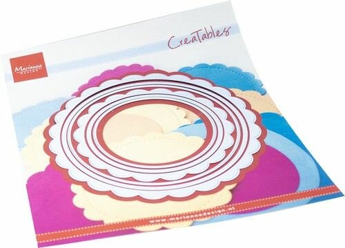 Marianne Design Creatable Scalloped circles LR0868 115mm