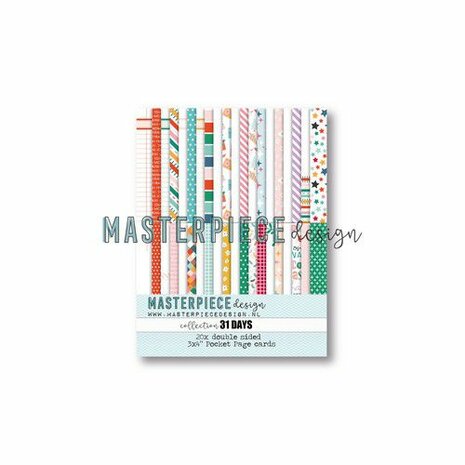 Masterpiece Pocket Page kaartjes 31 days 2023 3x4 20st MP202154