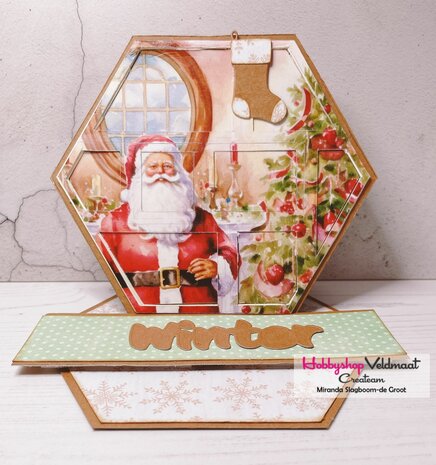 Paper Favourites A5 Santa