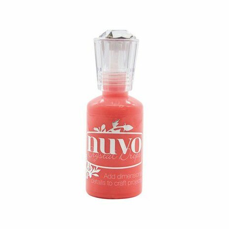 Nuvo crystal drops - blushing red 