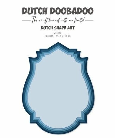 Dutch Doobadoo Shape Art Yvonne 470.784.314 14,8x19cm