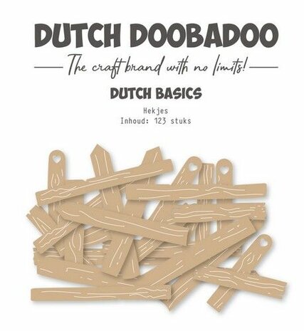 Dutch Doobadoo Die Cuts Hekjes 123 st 472.953.005