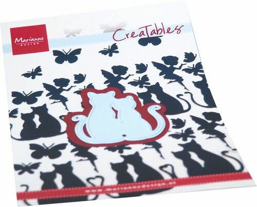 Marianne Design Creatable Silhouette Verliefde katten LR0744 