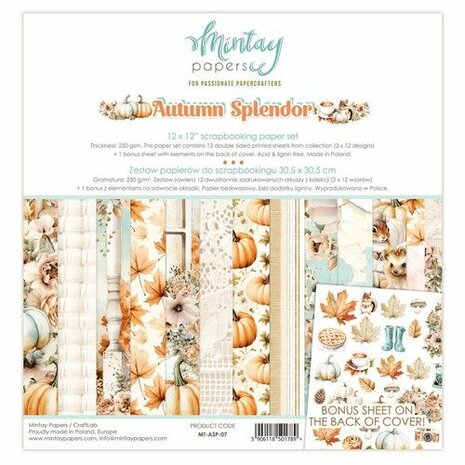 Mintay 30,5x30,5 cm Paper Set - Autumn Splendor MT-ASP-07