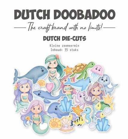 Dutch Doobadoo Die Cuts Kleine zeemeermin 33 st 474.007.041