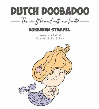 Dutch Doobadoo Rubber stempel Zeemeermin Lailah 497.004.021