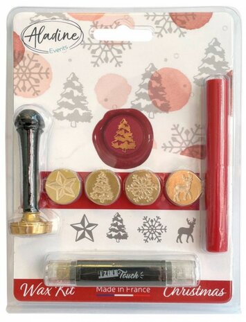 Aladine - Color &amp; Design made easy - Christmas Sealing Wax Kit