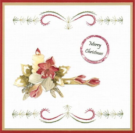 3D Cutting Sheets - Precious Marieke - Ruby Christmas - Ruby Amaryllis