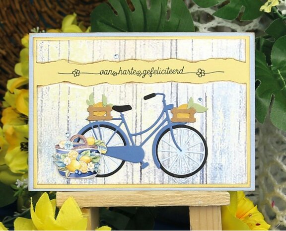 3D Cutting Sheets - Yvonne Creations - Lemon Breeze - Lemon Bike