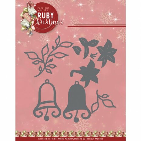 Dies - Precious Marieke - Ruby Christmas - Ruby Bells