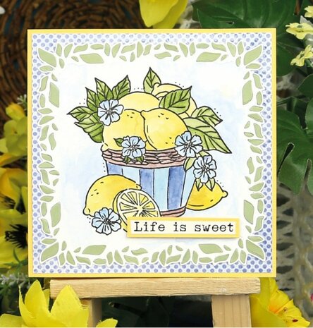 Clear Stamps - Yvonne Creations - Lemon Breeze - Lemons