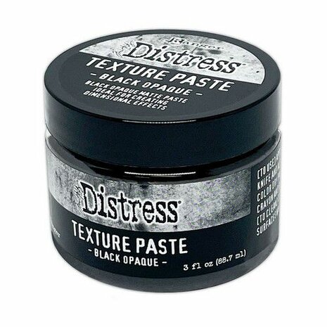 Ranger Distress Halloween Texture paste - Black opaque TSHK84471 Tim Holtz