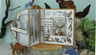 3D Cutting Sheet - Amy Design - Sturdy Winter - Moose