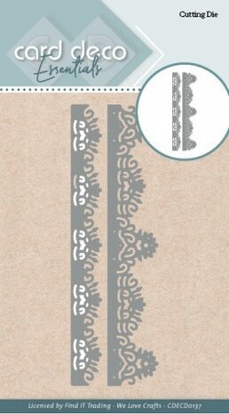 Card Deco Essentials Cutting Die - Flower Border