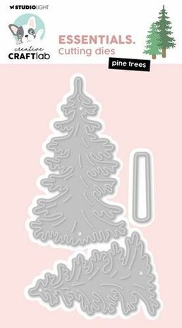 Studio Light Cutting Die Pine trees Essentials nr.874 CCL-ES-CD874 128x71x1mm