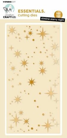 Studio Light Hot Foil Cutting Die Slimline starry night Ess. nr.13 CCL-ES-HFCD13 210x105x1mm