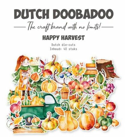 Dutch Doobadoo Happy Harvest die-cuts 40 st 474.007.042