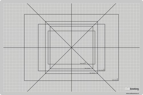 CraftEmotions snijmat dun 30x45 cm