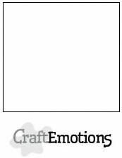 CraftEmotions karton glad wit Bulk 30,0x30,0cm 250gr