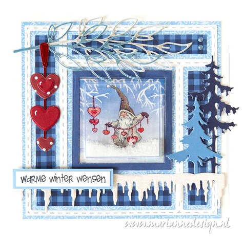 Marianne Design Decoration Shakables - Glitter Snow LR0055