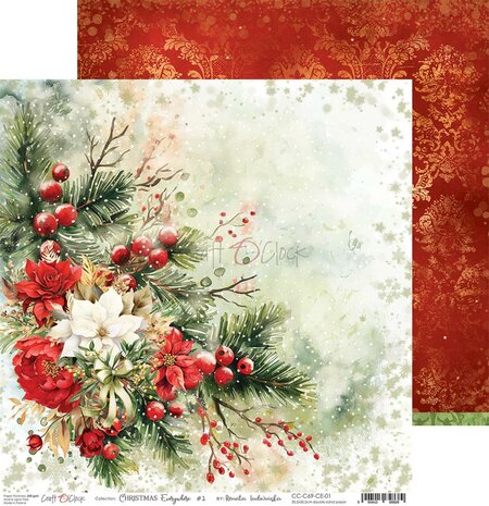 Craft OClock Paper Collection Set 30,5x30,5cm Christmas Everywhere