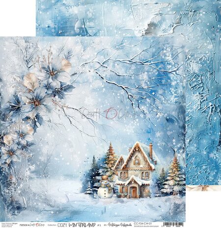 Craft OClock Paper Collection Set 30,5x30,5cm Cozy Winterland